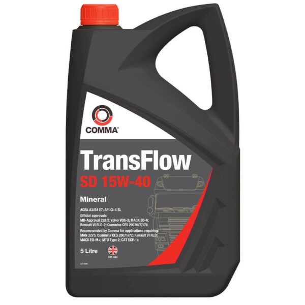 COMMA - TRANSFLOW SD 15W40 - 5L