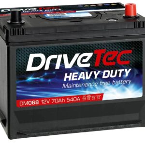 DRIVETEC - 068 SMF BATTERY - 3 YEAR WARRANTY