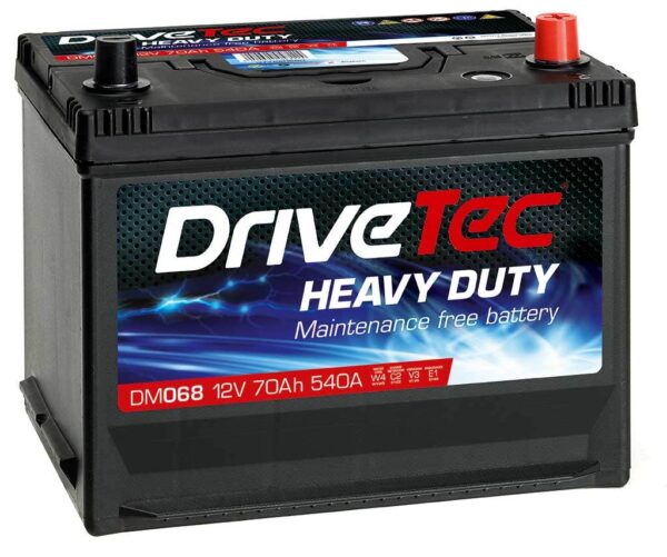 DRIVETEC - 068 SMF BATTERY - 3 YEAR WARRANTY