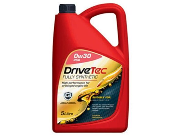 DRIVETEC - 0W30 PSA - 5L Engine Oil