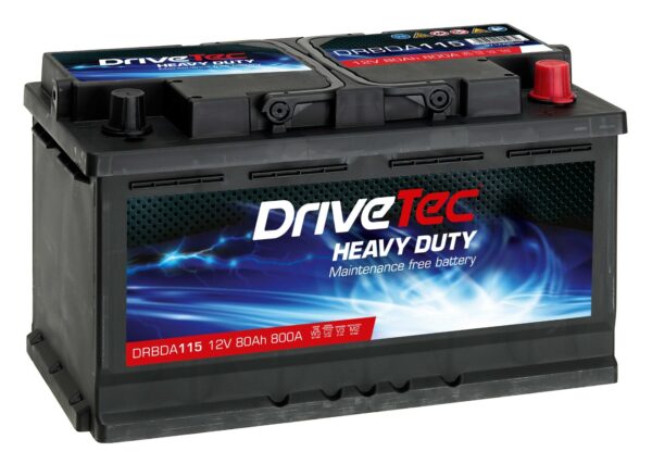 DRIVETEC - 115 AGM Start Stop Plus Battery - 3 Year Warranty