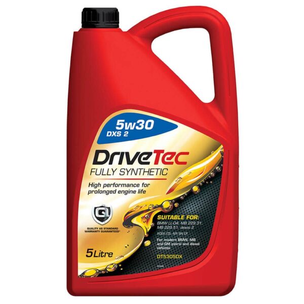 DRIVETEC - 5W30 Fully Synthetic DXS 2 - 5L Engine Oil