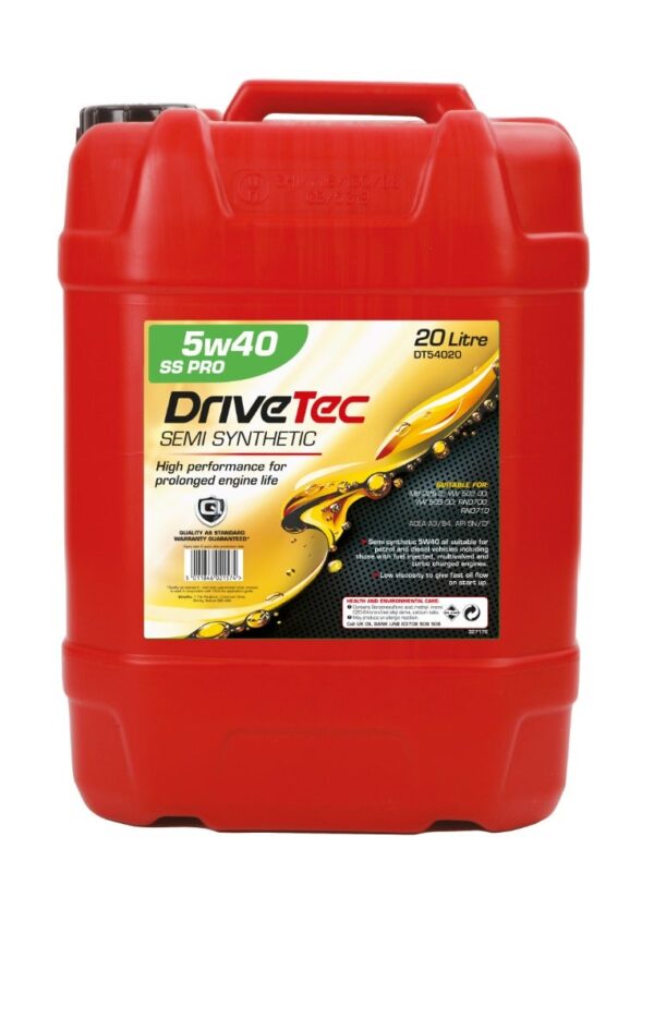 DRIVETEC - 5W40 Semi Synthetic Pro - 20L