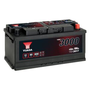 YUASA - 017 3000 Series SMF Battery - 4 Year Warranty