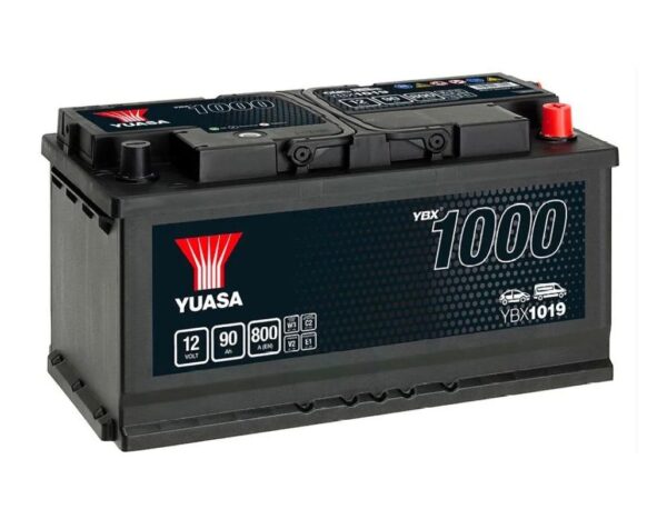 YUASA - 019 1000 Series SMF Battery - 3 Year Warranty