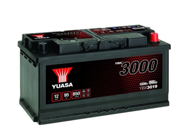 YUASA - 019 3000 Series SMF Battery - 4 Year Warranty