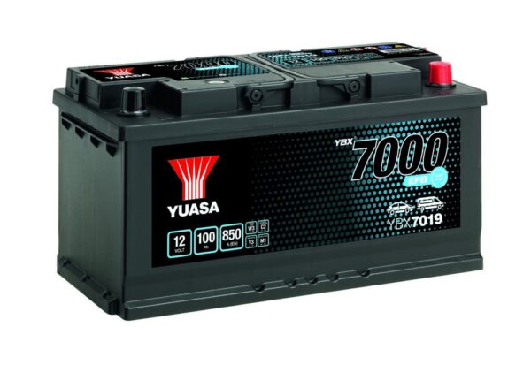 YUASA - 019 7000 Series EFB Start Stop Battery - 4 Year Warranty