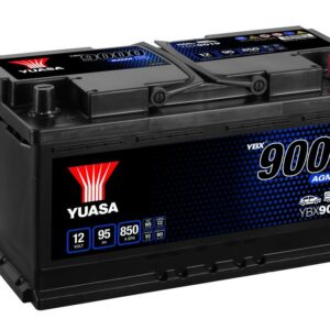 YUASA - 019 9000 Series AGM Start Stop Plus Battery - 4 Year Warranty