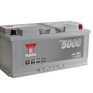 YUASA - 020 5000 Series Silver High Performance Battery - 5 Years Warranty