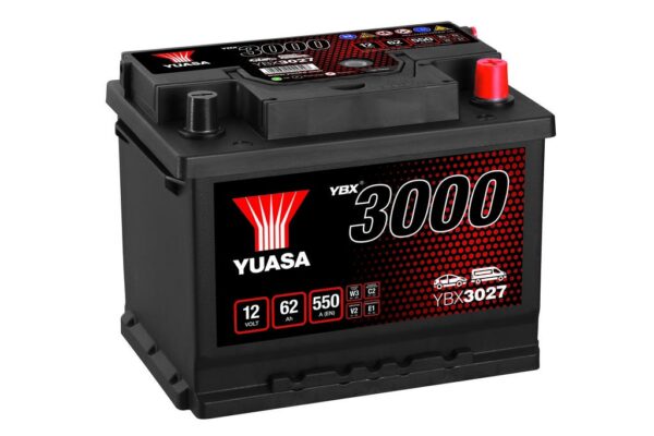 YUASA - 027 3000 Series SMF Battery - 4 Year Warranty