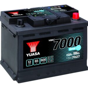 YUASA - 027 7000 Series EFB Start Stop Battery - 4 Year Warranty