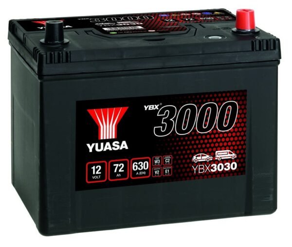 YUASA - 030 3000 Series SMF Battery - 4 Year Warranty