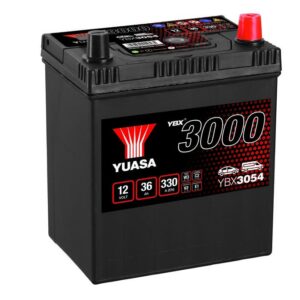 YUASA - 054 3000 Series SMF Battery - 4 Year Warranty