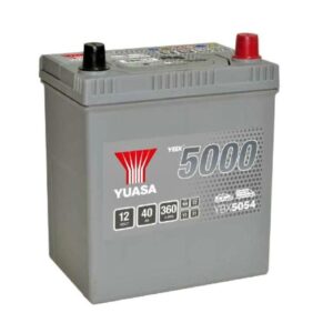 YUASA - 054 5000 SERIES SILVER HIGH PERFORMANCE BATTERY - 5 YEARS WARRANTY