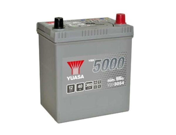 YUASA - 054 5000 SERIES SILVER HIGH PERFORMANCE BATTERY - 5 YEARS WARRANTY