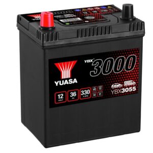 YUASA - 055 3000 Series SMF Battery - 4 Year Warranty