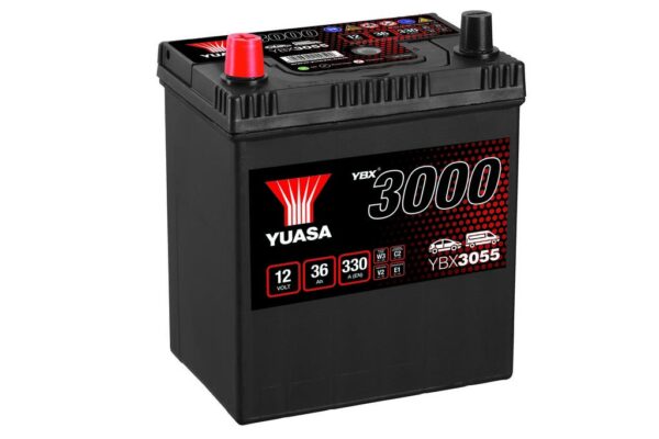 YUASA - 055 3000 Series SMF Battery - 4 Year Warranty