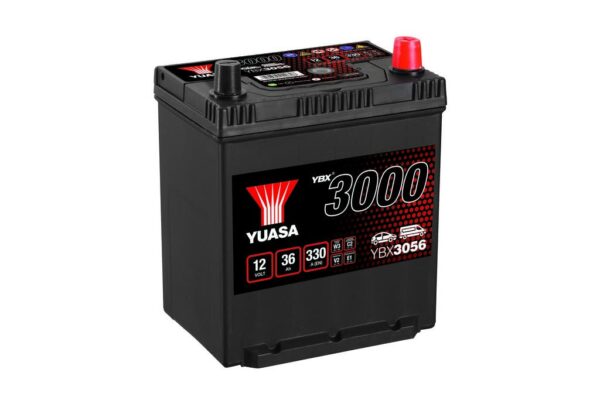 YUASA - 056 3000 Series SMF Battery - 4 Year Warranty
