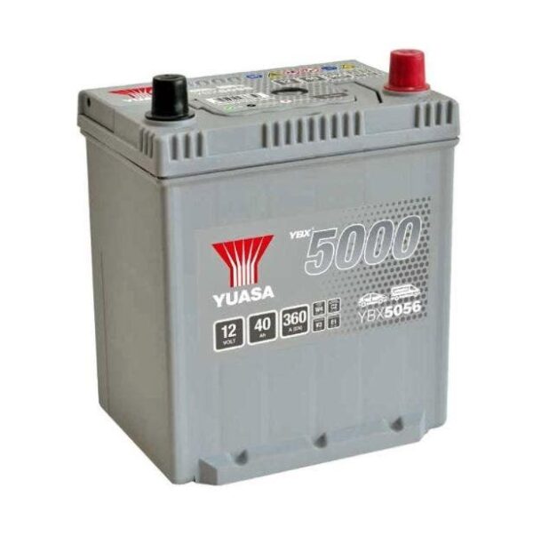 YUASA - 056 5000 Series Silver High Performance Battery - 5 Years Warranty