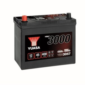 YUASA - 057 3000 Series SMF Battery & Adapter - 4 Year Warranty