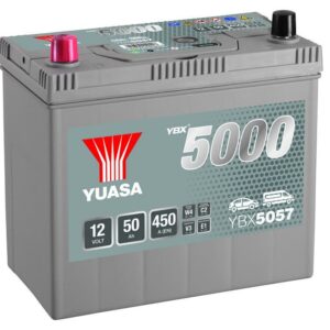 YUASA - 057 5000 Series Silver High Performance Battery - 5 Years Warranty