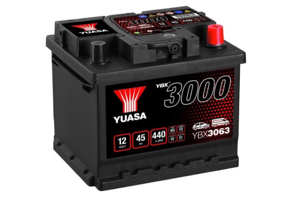 YUASA - 063 3000 Series SMF Battery - 4 Year Warranty