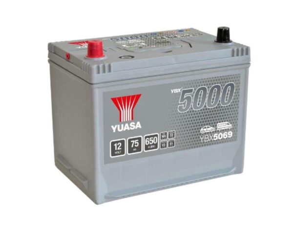 YUASA - 069 5000 Series Silver High Performance Battery - 5 Years Warranty