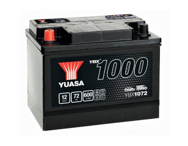 YUASA - 072 1000 Series Battery - 3 Year Warranty