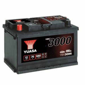 YUASA - 086 3000 Series SMF Battery - 4 Year Warranty