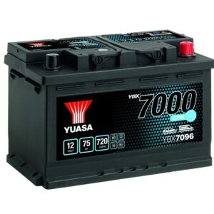 YUASA - 096 7000 Series EFB Start Stop Battery - 4 Year Warranty