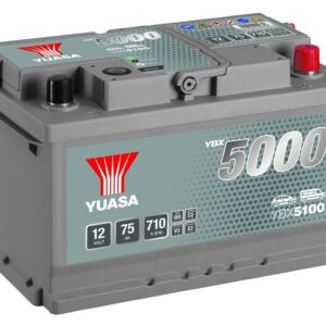 YUASA - 100 5000 Series Silver High Performance Battery - 5 Years Warranty