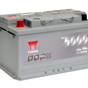 YUASA - 116 5000 Series Silver High Performance Battery - 5 Years Warranty
