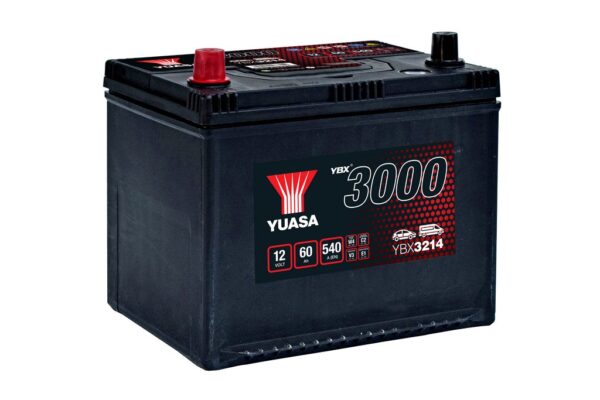 YUASA - 214 3000 Series SMF Battery - 4 Year Warranty