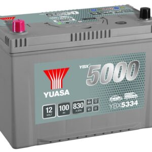 YUASA - 334 5000 Series Silver High Performance Battery - 5 Years Warranty