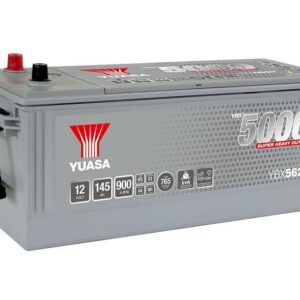 YUASA - 627 5000 Series Super Heavy Duty SMF Battery - 5 Years Warranty