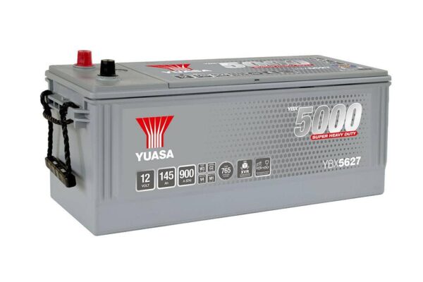 YUASA - 627 5000 Series Super Heavy Duty SMF Battery - 5 Years Warranty