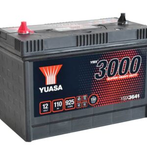YUASA - 641 3000 Series Super Heavy Duty SMF Battery - 4 Year Warranty