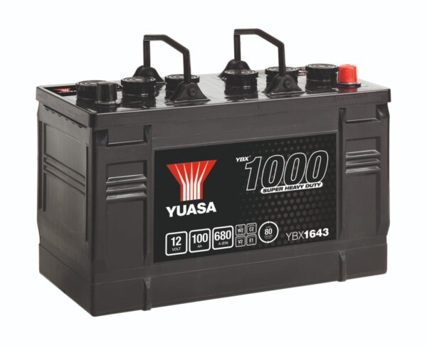 YUASA - 643 1000 Series Super Heavy Duty Battery - 3 Year Warranty