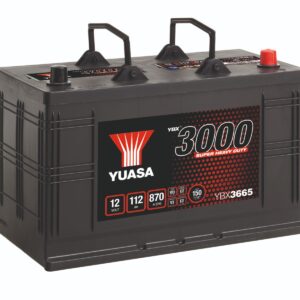 YUASA - 665 3000 Series Super Heavy Duty SMF Battery - 4 Year Warranty